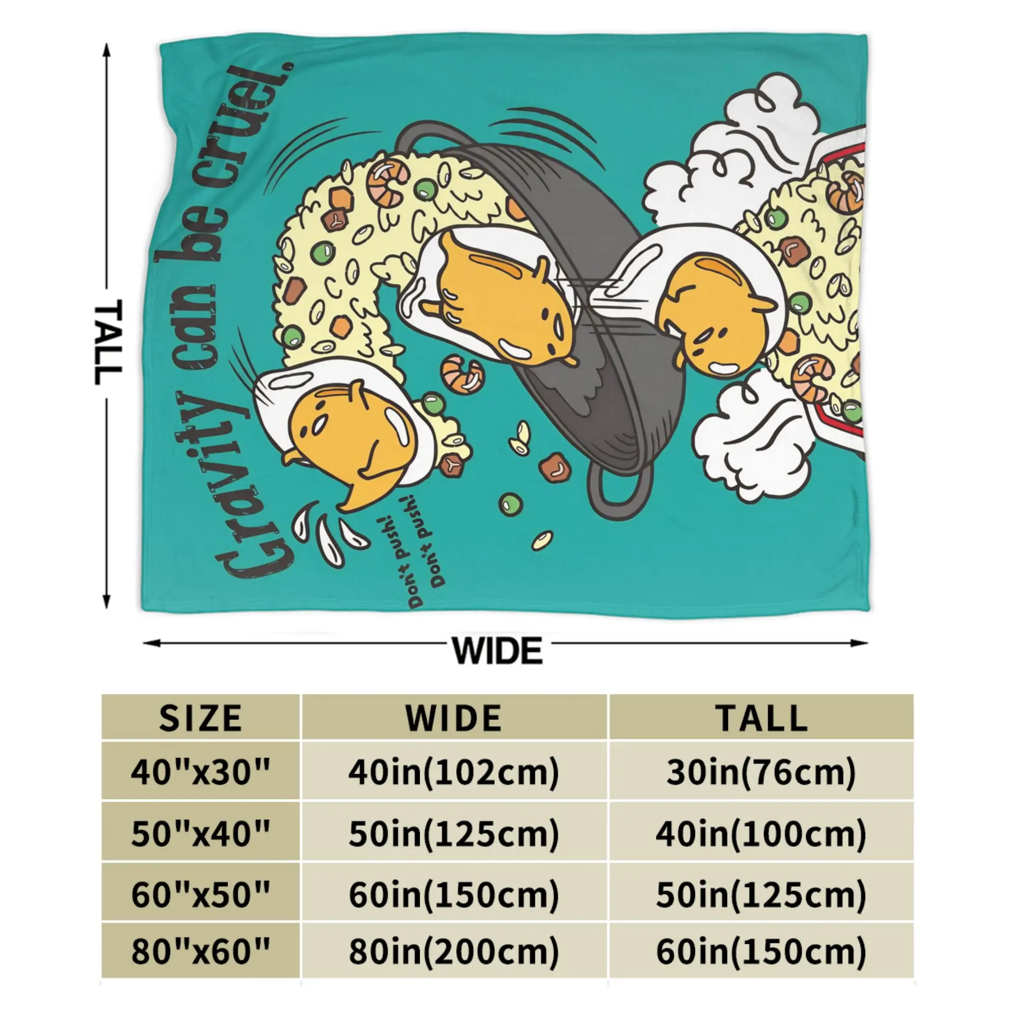 كسول البيض Gudetama بطانية قطيفة صبي فتاة الفانيلا رمي بطانية للأريكة كرسي لينة تصميم جودة المفرش هدية عيد ميلاد