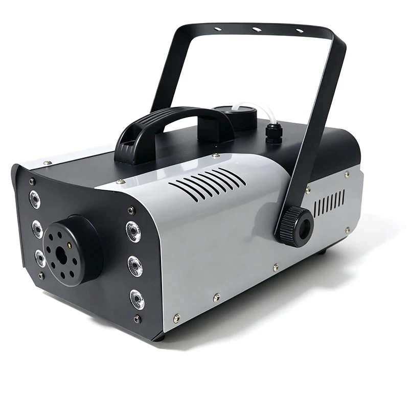 Smoke Machine 900W RGB 6LED Wired & Wireless Remote Control Portable Stage Fogger Machine for Party Wedding Christmas Halloween