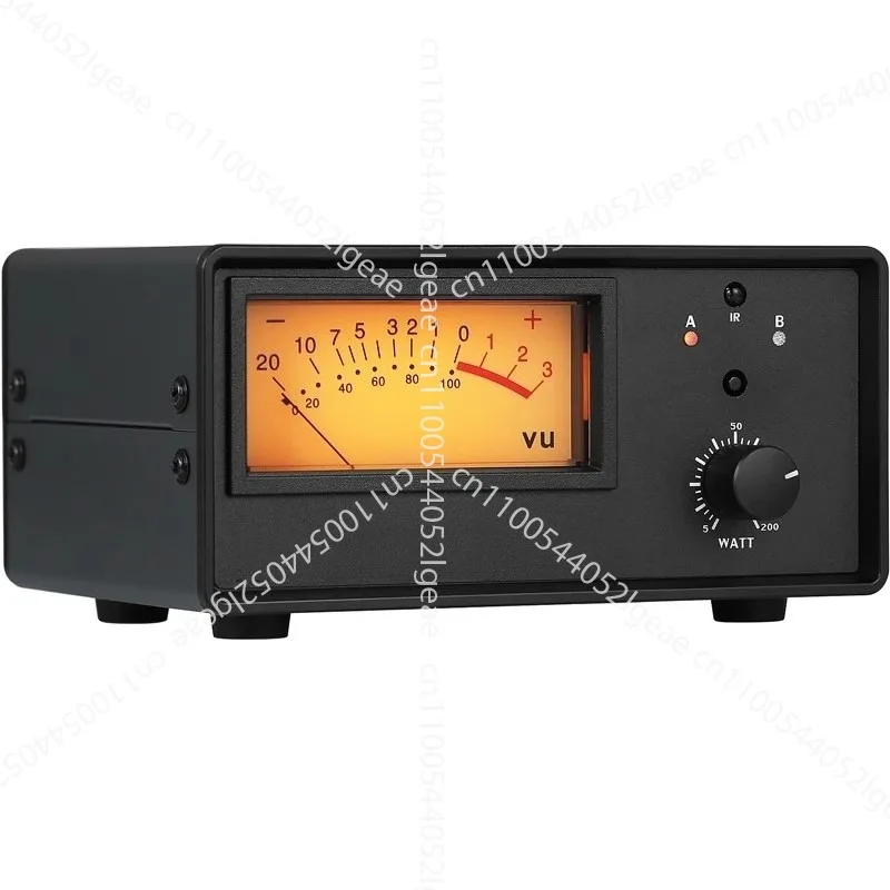 

2 in 1 out/1 in 2 out power amplifier/speaker switcher audio distributor retro level meter remote control