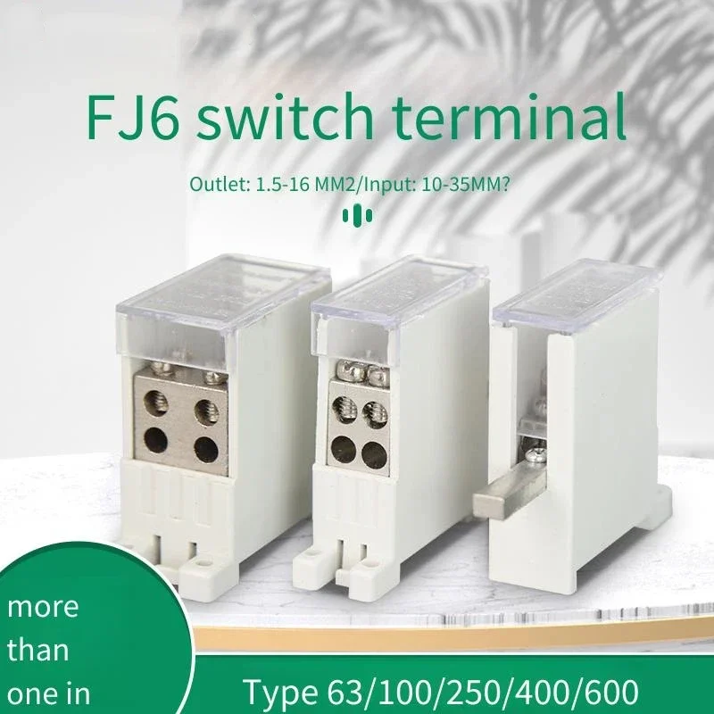 Multi-Purpose Air Switch Junction Box One in Multiple out Terminals Small Circuit Breaker Splitting Artifact for Electrical Wiri