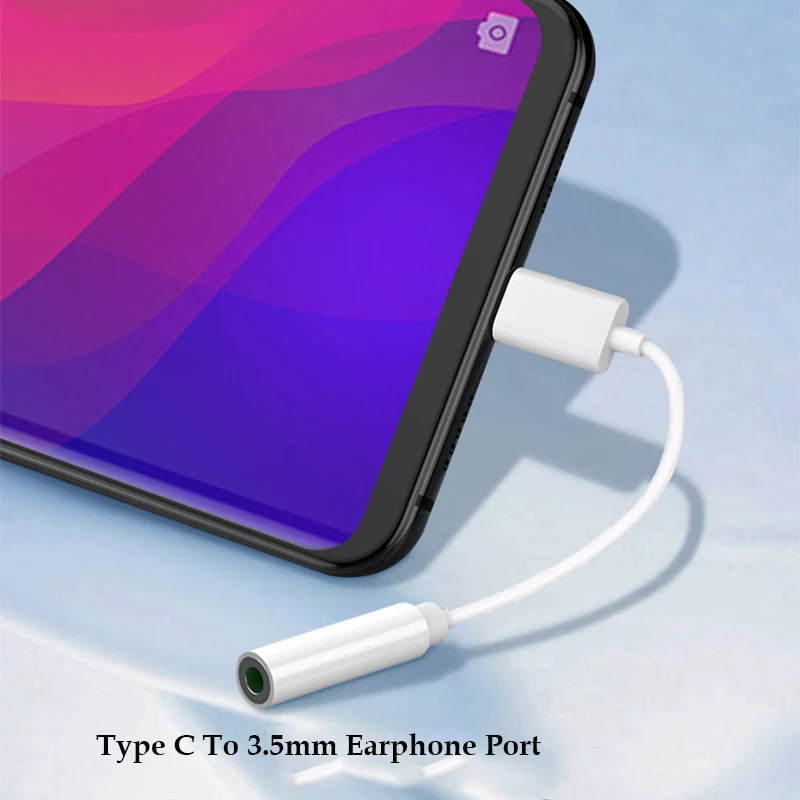 Adattatore USB-C A 3.5mm Con Ricarica Per Oppo Reno 14F 5G – Ascolta Musica E Carica Contemporaneamente, Cavo 12.5cm