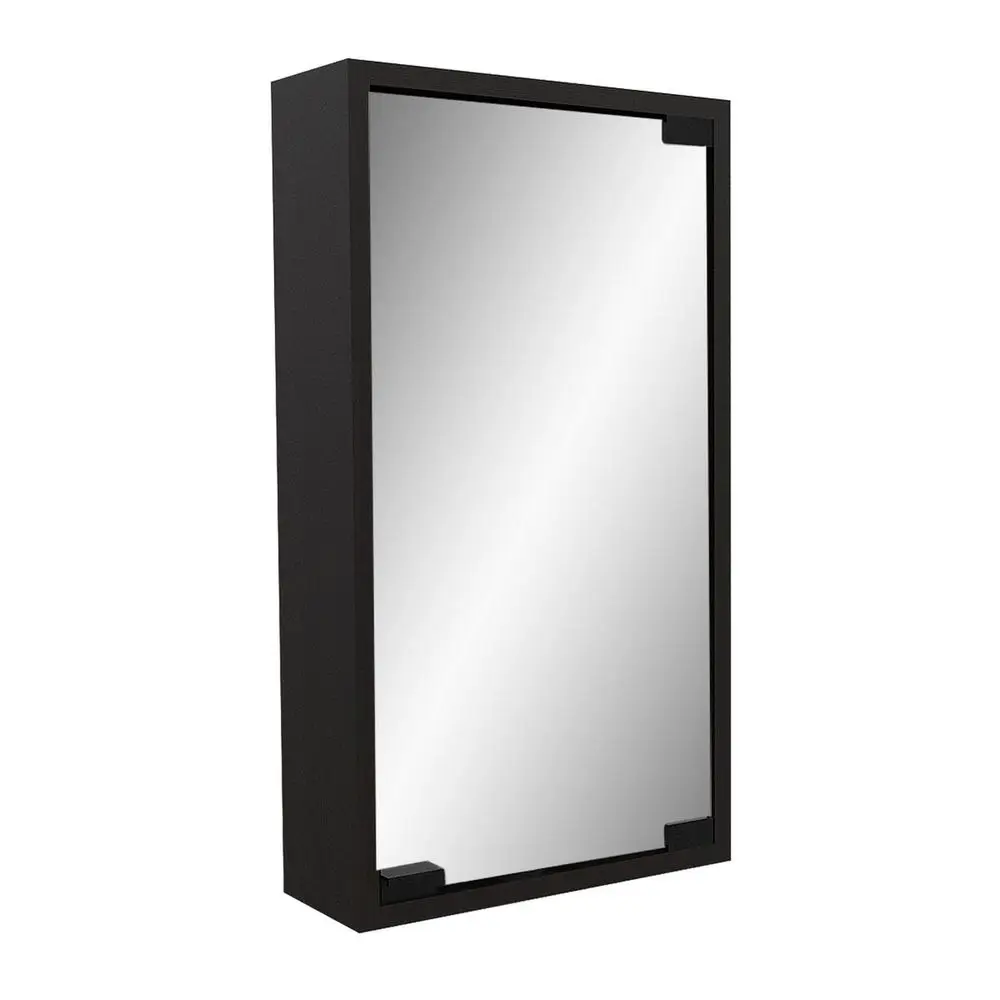 Gabinete de baño Merlo armable Excelsior, color chocolate, dimensiones 30 cm de largo x 12.3 cm de ancho x 56.1 cm de alto, estilo contemporáneo