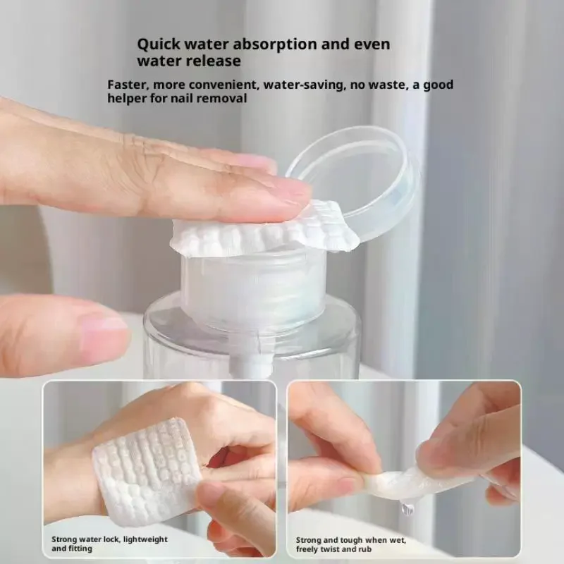 مزيل طلاء الأظافر مناديل مبللة قطنية منصات خالية من الوبر مانيكير منظف الأشعة فوق البنفسجية هلام المتاح إزالة الأظافر أوراق التطهير أداة