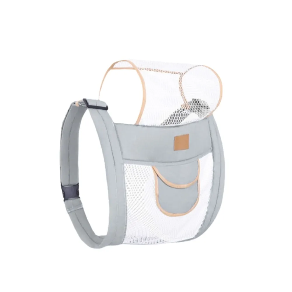 

Ergonomic Baby Carrier Breathable Cross Straps Infant Backpacks Holder Head Support Net Double-sided Newborn Sling Wrap Mom