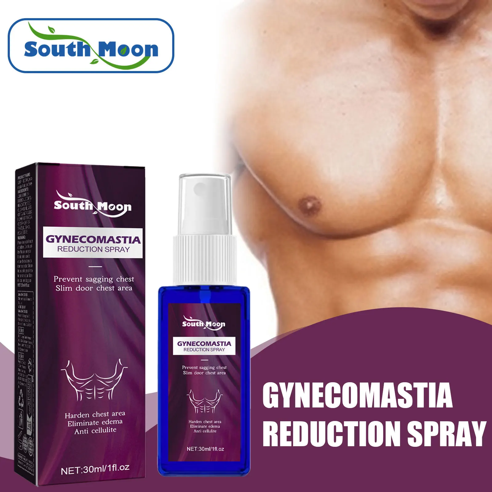 

Мужской спрей для подтяжки груди, уменьшение целлюлита, удаление мышц живота, фитнес, скульптура пресса, массажный спрей для мышц груди