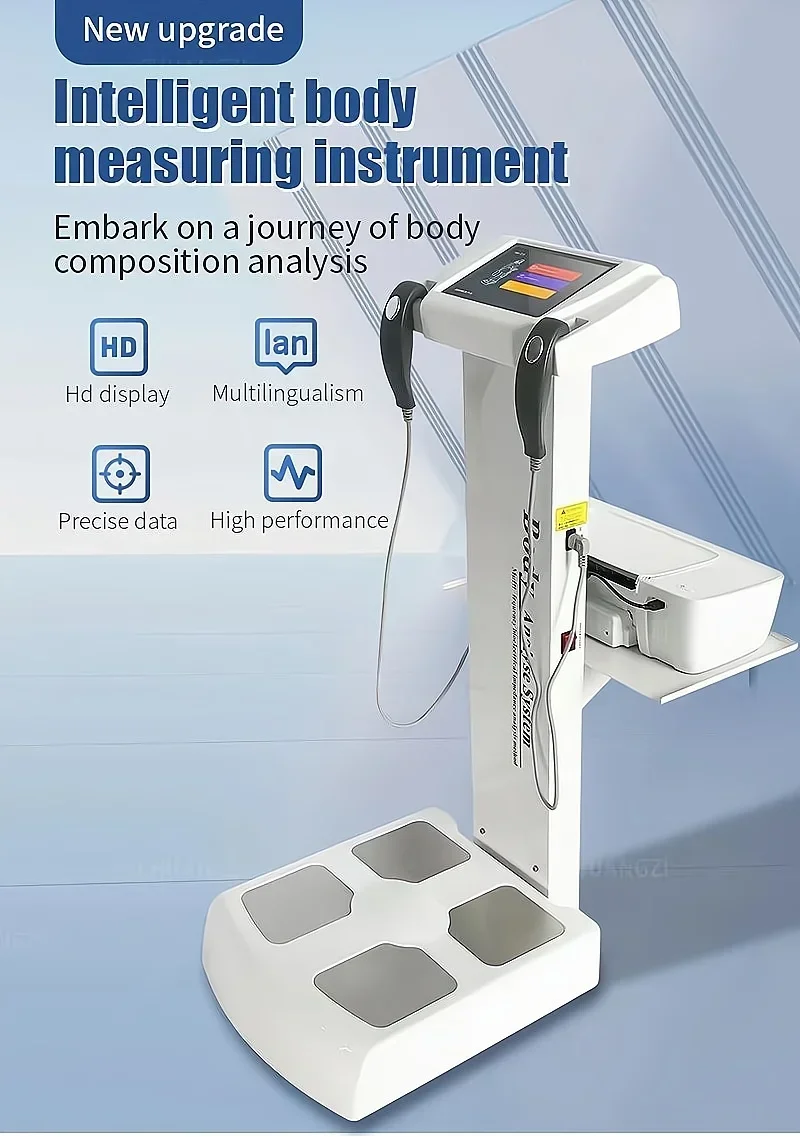2026 Professional Intelligent Body Fat Scale Element Health Analyzer Machine Printer Body Composition with Result Sheet
