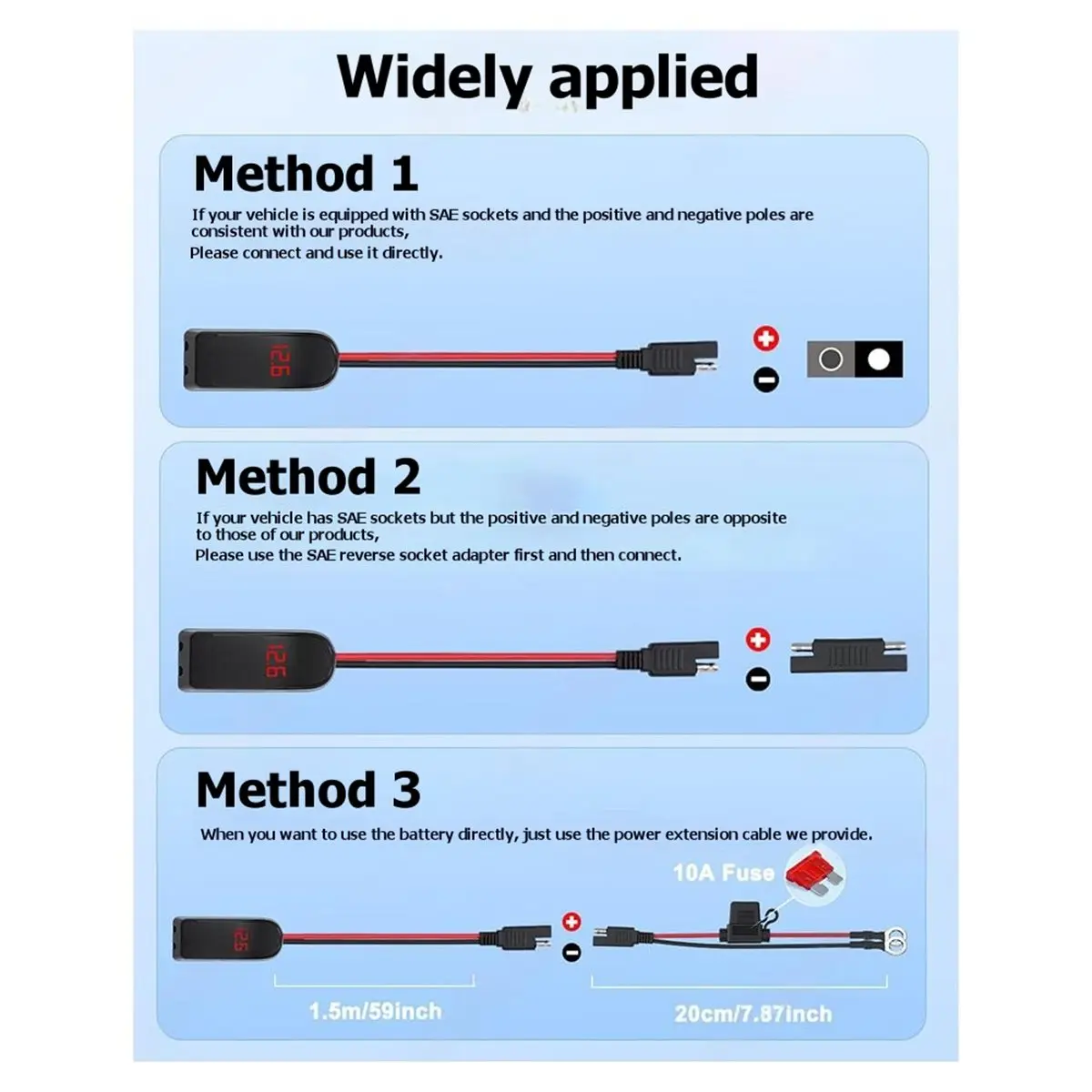 36W USB Type C Charger Adapter Handlebar Motorcycle USB Fast Charger with Switch Voltmeter for Phone Mobile