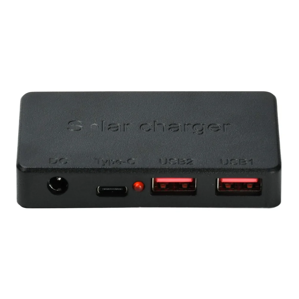 For Remote Exploration Black 100W Solar Controller High Efficiency Conversion Wide Voltage Input Multi-port Design