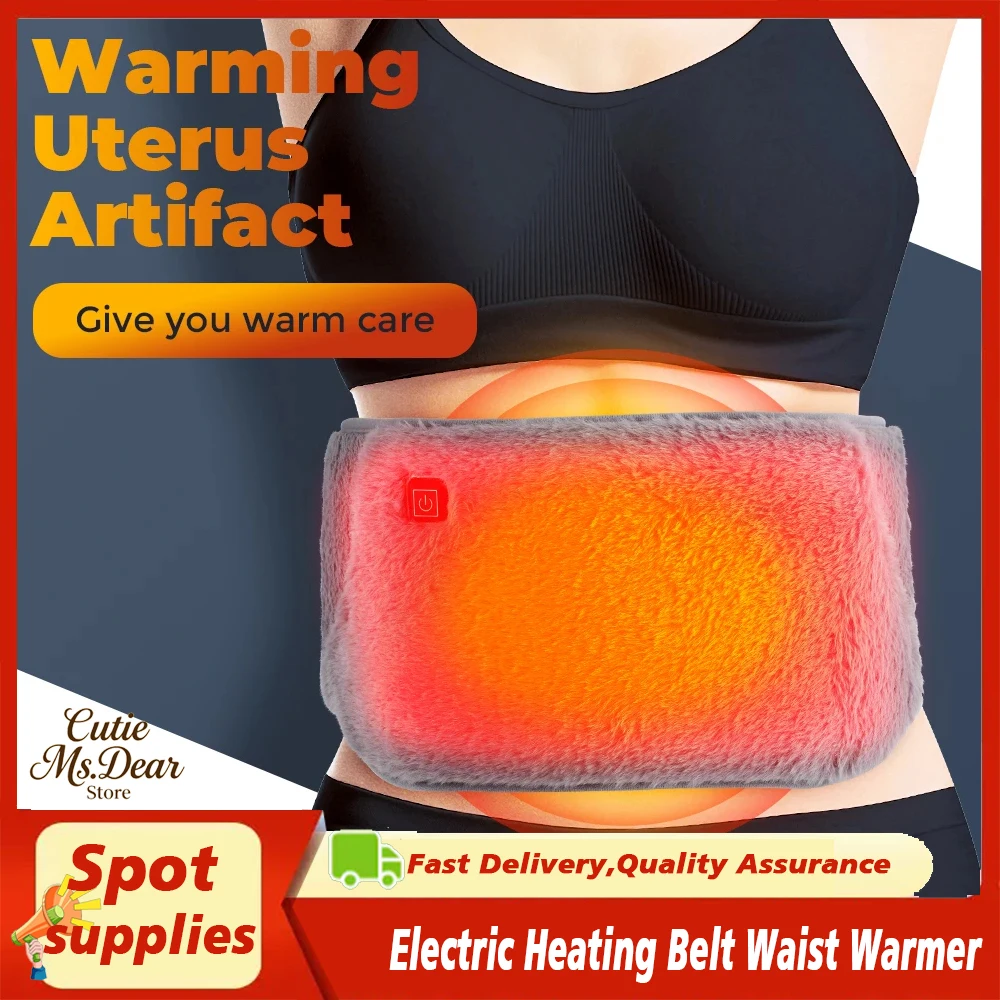 

Electric Heating Belt Waist Warmer Hand Warmer Belly Warmer, Plug-In Version 3-Speed Hot Compress Palace Warmer Protecting