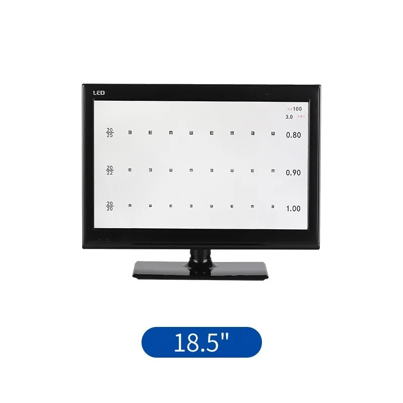 18.5/21.5/23' TFT LED Liquid Crystal Visual Acuity Chart Projector Computer Eye Optical shop equipment function tester LCD