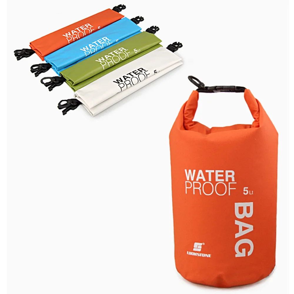 

Outdoor Waterproof Dry Bag - Anti-Scratch Wear-Resistant Drawstring Pouch For Swimming Drifting Phone Protection 2L 5L 10L 15L