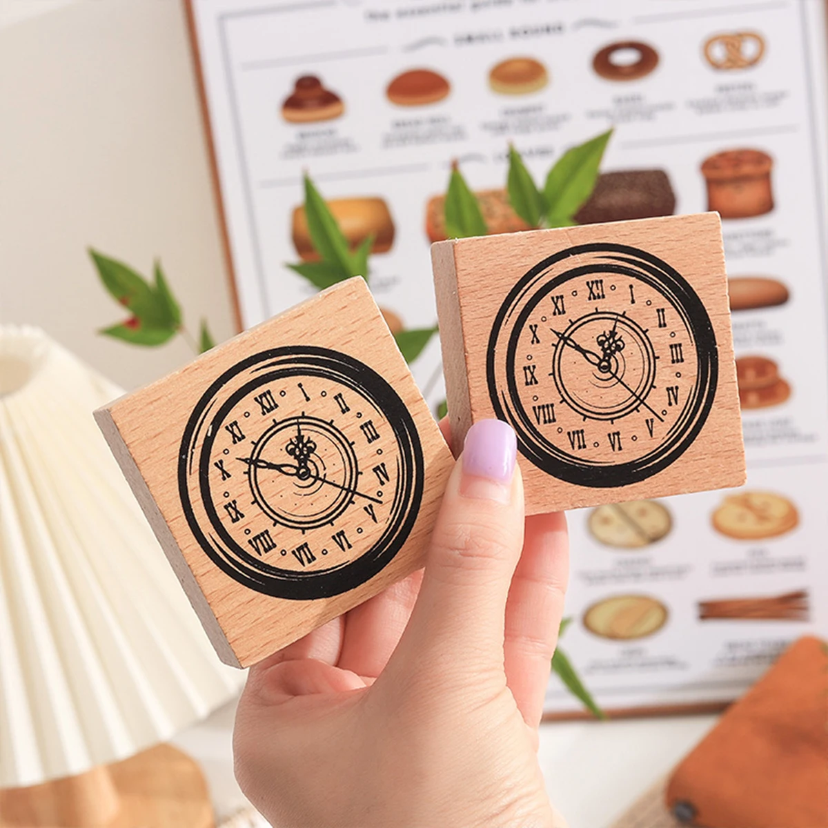 Timbro in Legno con Motivo Oro - Scrapbooking recensione e prezzo