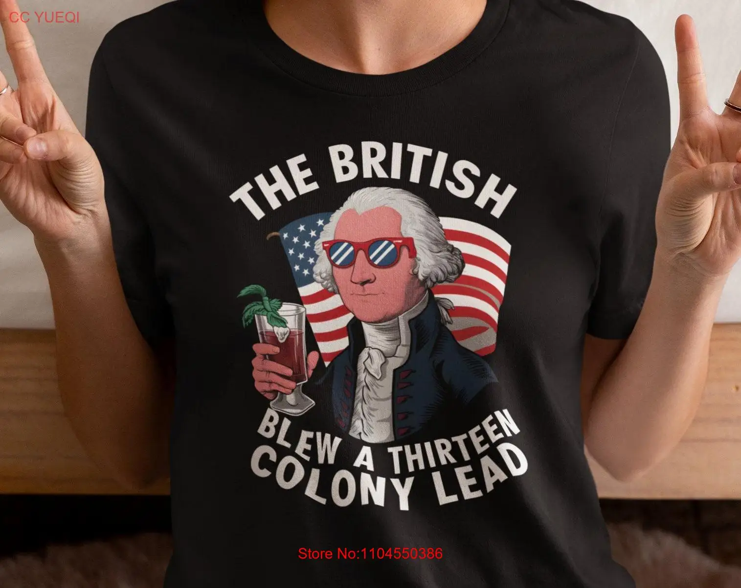 The British Blew a 13 Colony Lead T Shirt 4th Of July US Flag Sarcastic Patriot Trending long or short sleeves