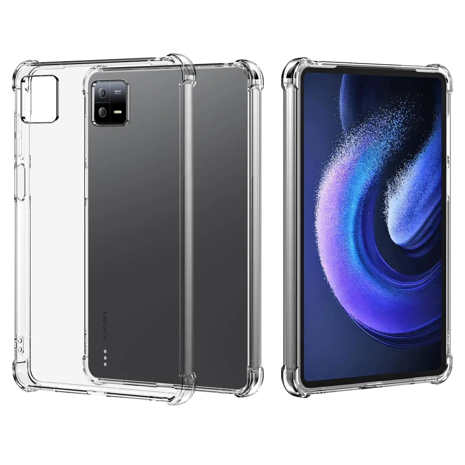 Case for Xiaomi Pad 6/ Xiaomi Pad 6 Pro (11 inch) 2023 TPU Silicone Case Bumper with Reinforced Corners Transparent Protection