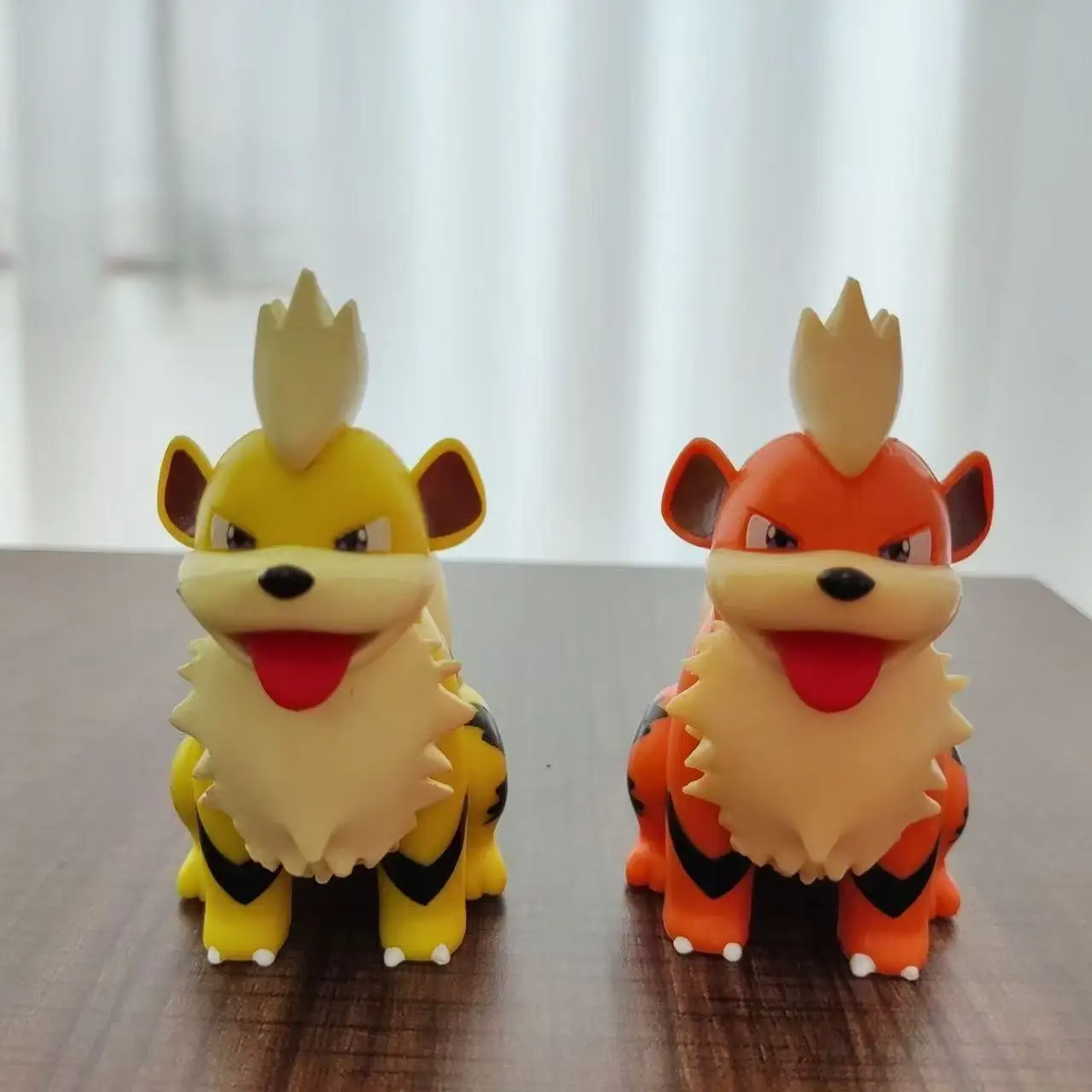 

8 см/3,14 дюйма аниме фигурка покемона Kawaii Growlithe фигурка украшения куклы игрушки GK статуя Коллекционные украшения подарки