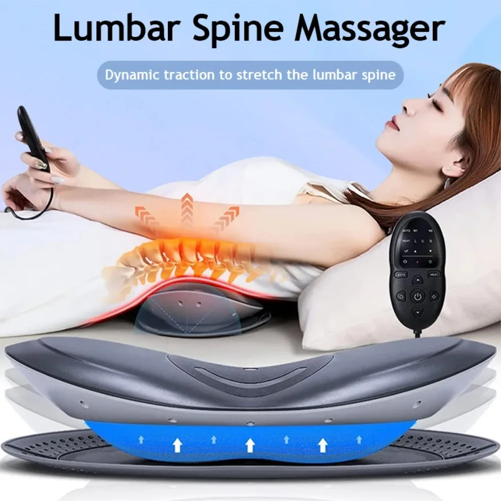 Electric heating belt Lumbar disc strain highlight lumbar traction Backache Compress Soothing Lumbar Massage Instrument massager