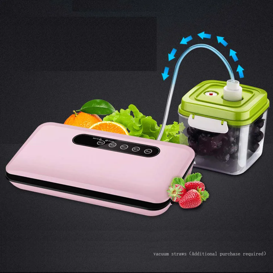 Scelleuse sous vide automatique pour aliments, 220V, machine d'emballage sous film-NF, emballeur d'aliments, y compris certains sacs