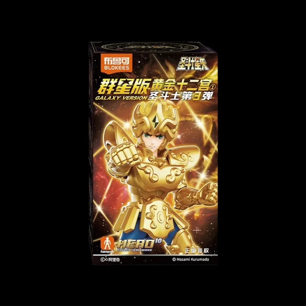 บล็อกกี้ส์ เซนต์เซย่า กาแล็กซี่ วี3 บลายด์บ็อกซ์ - ชุดประกอบโมเดลฟิกเกอร์แอคชั่น พร้อมตัวละคร ซาโอริ คิโดะ เอเธน่า ชิริว มู เดธมาส์ก