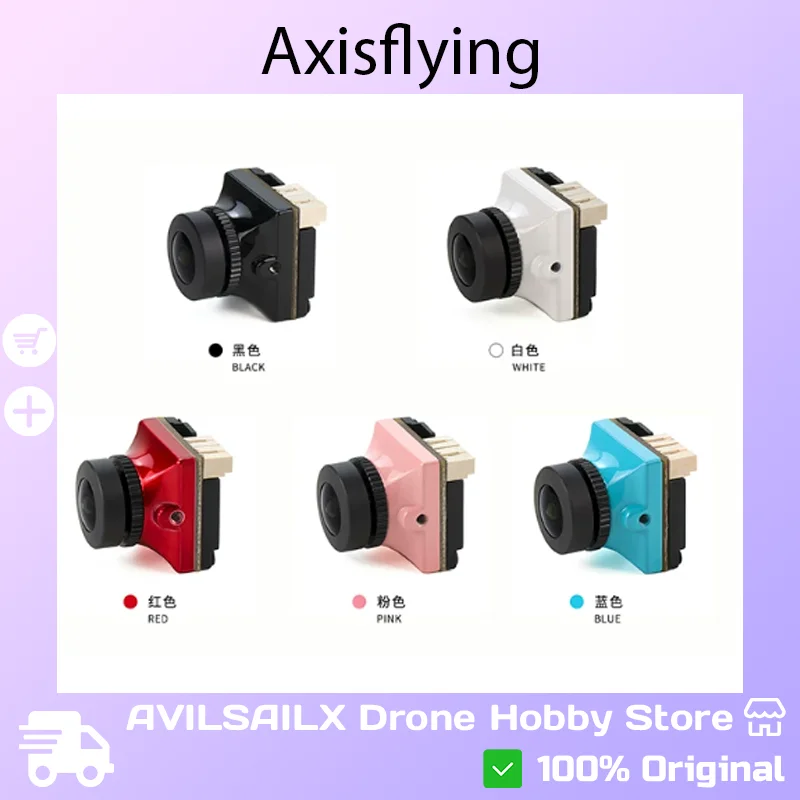 

Axisflying NAJA Color FPV Camera WDR Wide Dynamic Night Vision Lens FPV Drone Racing Accessories