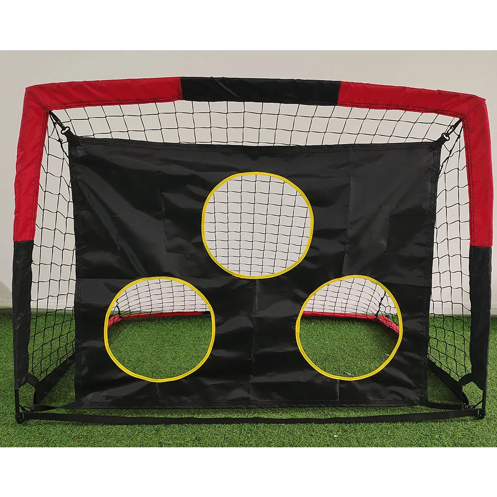 

High quality assured popular portable football practice net 4 * 3 feet pop-up football goal