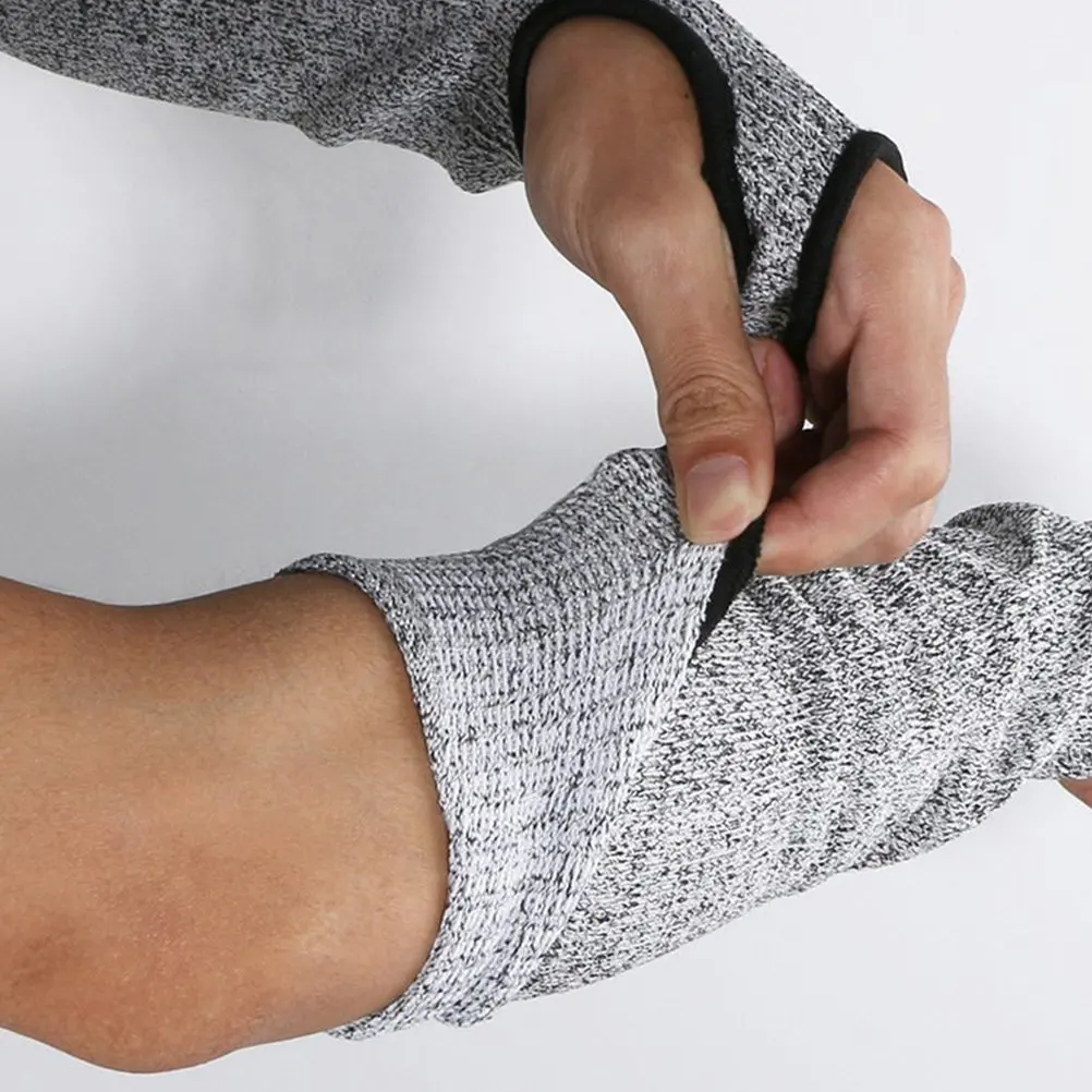 

1Pair Cut Resistant Arm Sleeves Lightweight Breathable Anti-Scratch Security Arm Protector for Orchard Picking Assembly Line