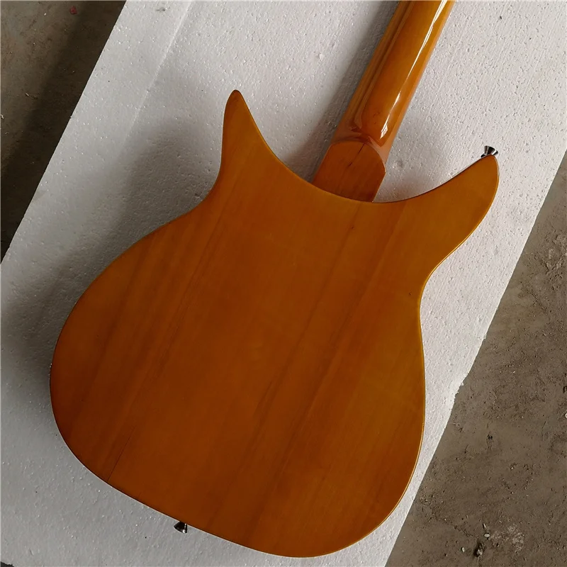 Short Scale 6 String Electric Guitar with Vibrato Bridge Transparent Color Electric Guitars for Beginners And Intermediate Playe