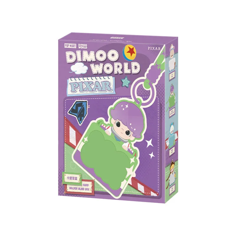 Pop Mart Dimoo World Pixar Authentic Portable ID Card Holder Blind