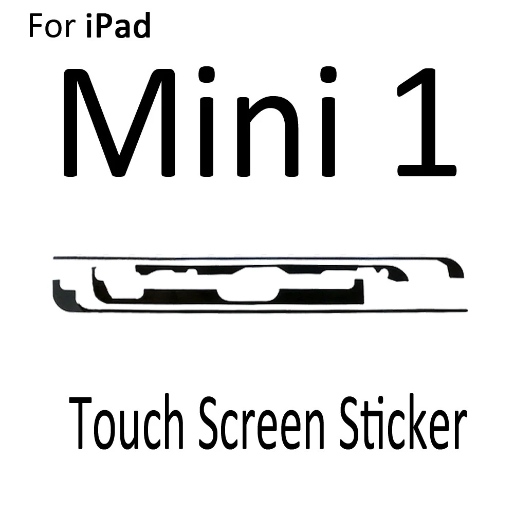 2 zestaw dla iPad 5 6 2017 2018 Air Mini 1 2 3 4 5 2020 2019 klej 3M klej taśmy taśma rama Bezel ekran dotykowy Digitizer