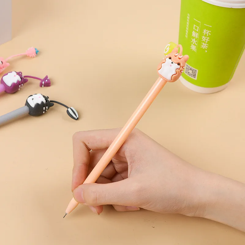 Wholesale Creative Hamster Cute Pet Gel Pen Cute Cartoon Pen Students Learn Stationery Writing Wholesale