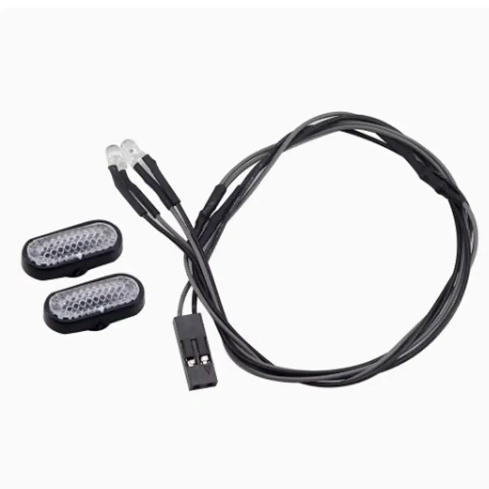 1/8 1/10 1/14 rc crawler carro sinal de volta reboque caminhão motocicleta luz 3 cores plástico universal luzes freio para 1 par