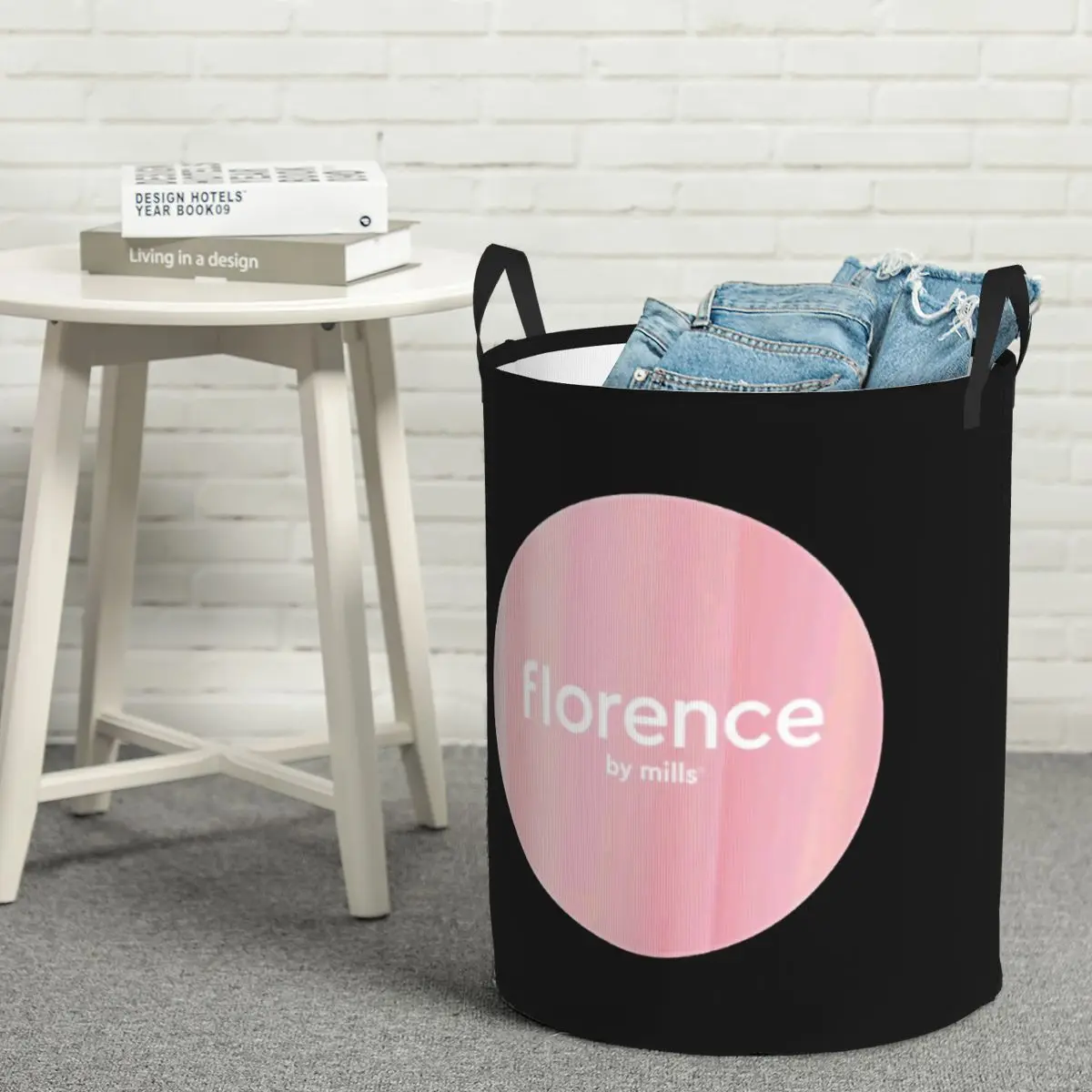 Cesto para Ropa Sucia Plegable Florence By Mills, Cesto de Lavandería Grande, Organizador para el Hogar