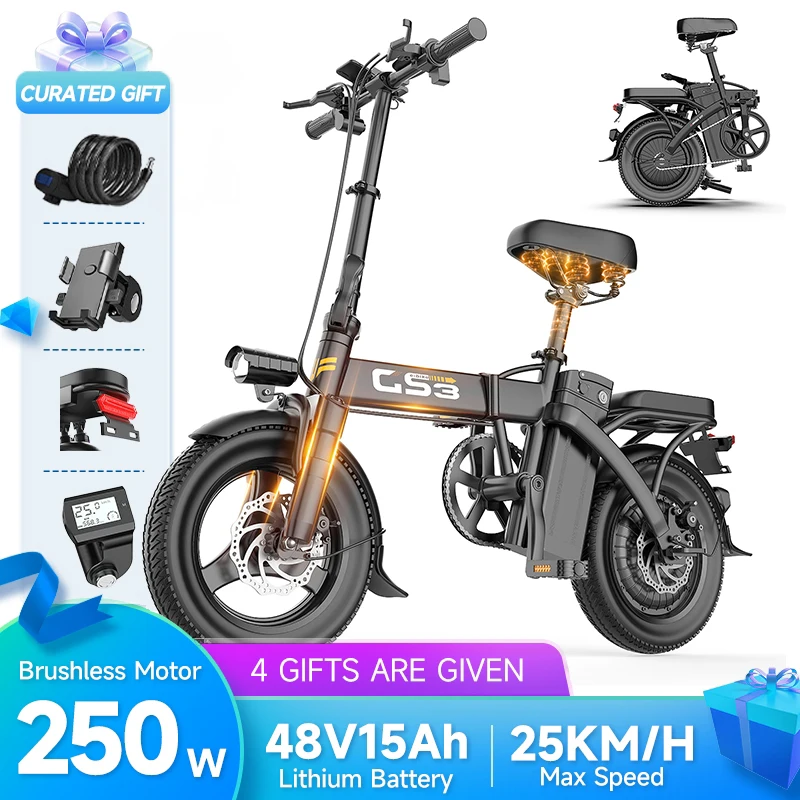 

European spot fashion folding electric bicycle 500W 48v15ah lithium battery long range TOOFLY GS3 electric bicycle