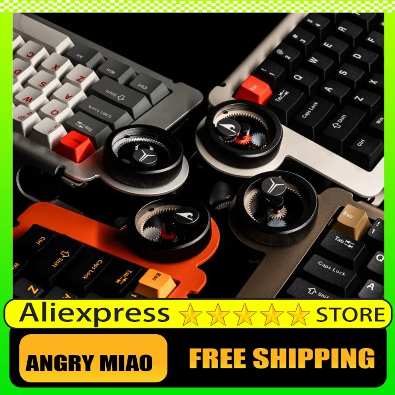 

Angry Miao Dry Studio Ice Ring 63 RT Magnetic Switch Keyboard Wired Mechanical Keyboard 0.01mmRT 8000Hz Gaming Keyboards