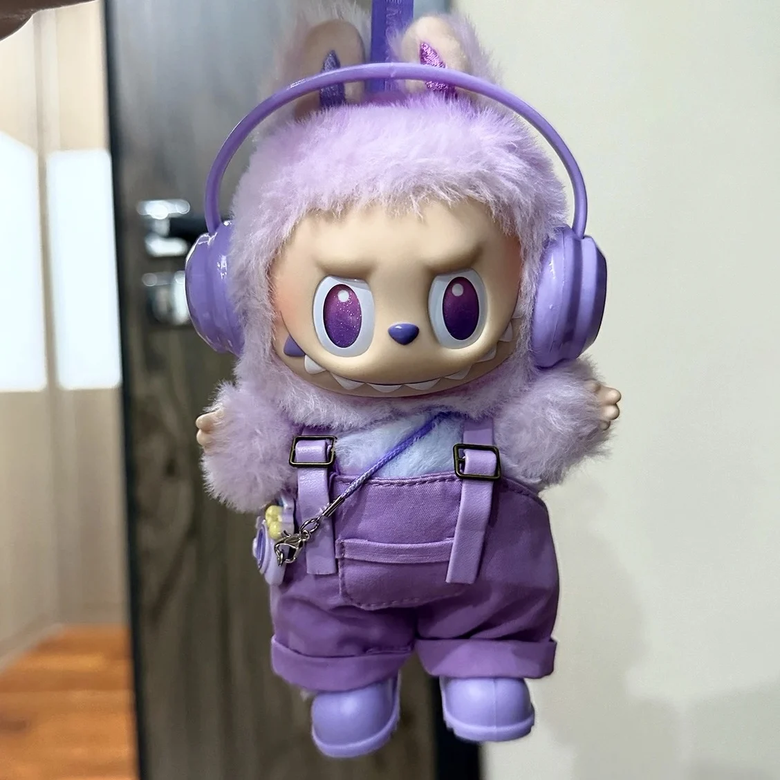 

For 17cm Labubus Mini Doll Clothes Outfit Hat Clothes Shoes Labubu II Doll Accessories Cultivate Sitting Party Game Toys