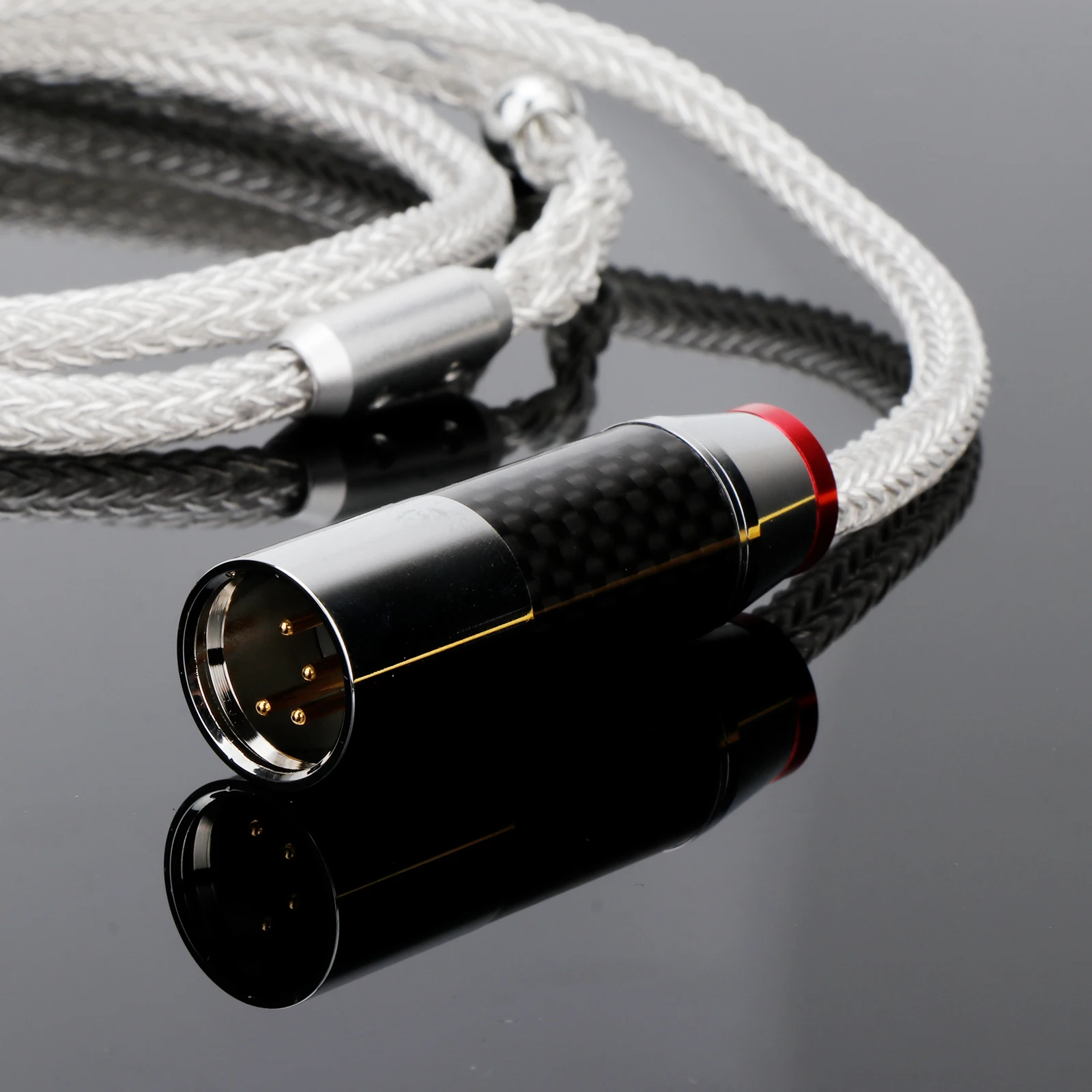 16-Core Pure Silver Upgrade Cable for Hifiman Planar Magnetic Headphones: Compatible with Sundara, Ananda, Arya, HE400i, HE400se - view 5