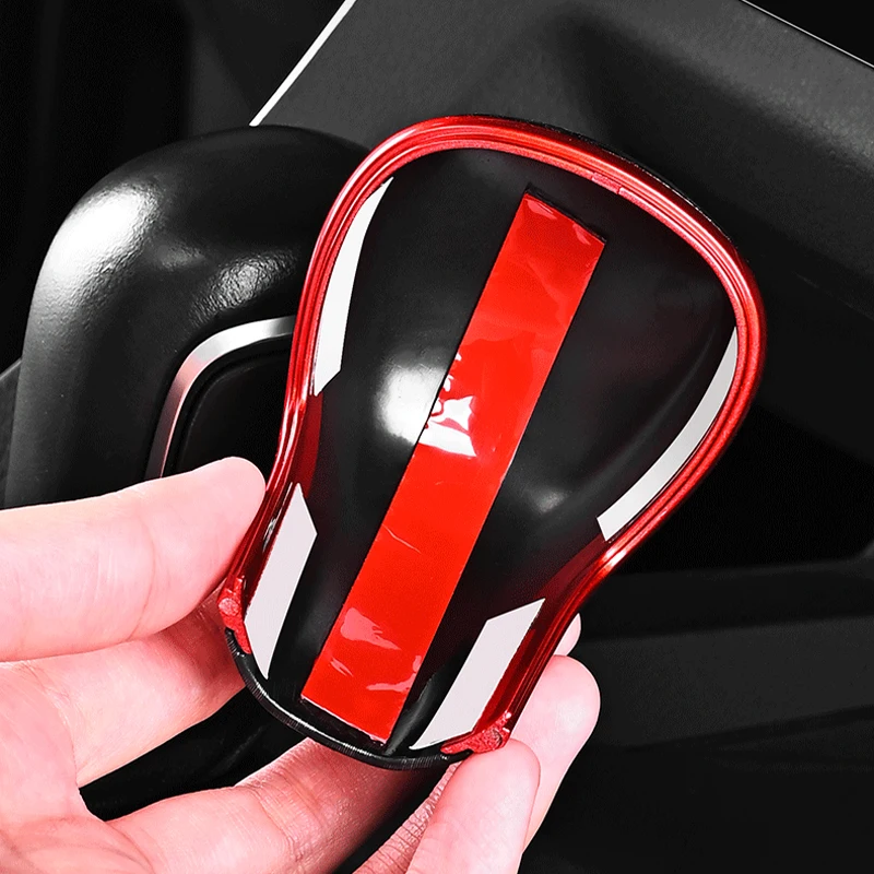 For Toyota Corolla 2019-2024 Camry 2018-2023 Carbon Fiber Car Gear Shift Knob Cover Lever Stick Head Car Accessories Trim