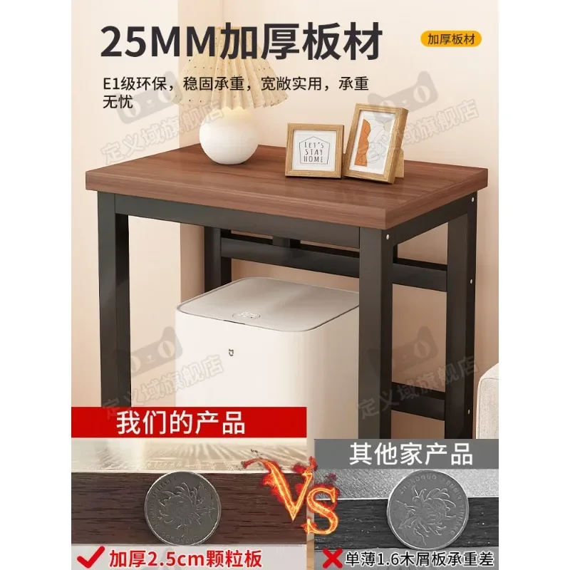 Simple small table, fish tank rack, sofa side, living room, home rental house, small apartment, bedroom, bedside rack