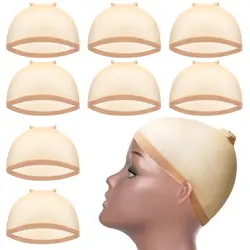 2/6/10pcs HD Wig Cap Elastic Breathable Invisible Wig Caps Nylon Stretch Wig Cap Perfect For Professional Use Women Lace Front