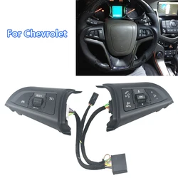 Car Audio Bluetooth Volume Control Button Multifunction Steering Wheel Switch For Chevrolet Cruze 2009 - 2014 with Wire Harness