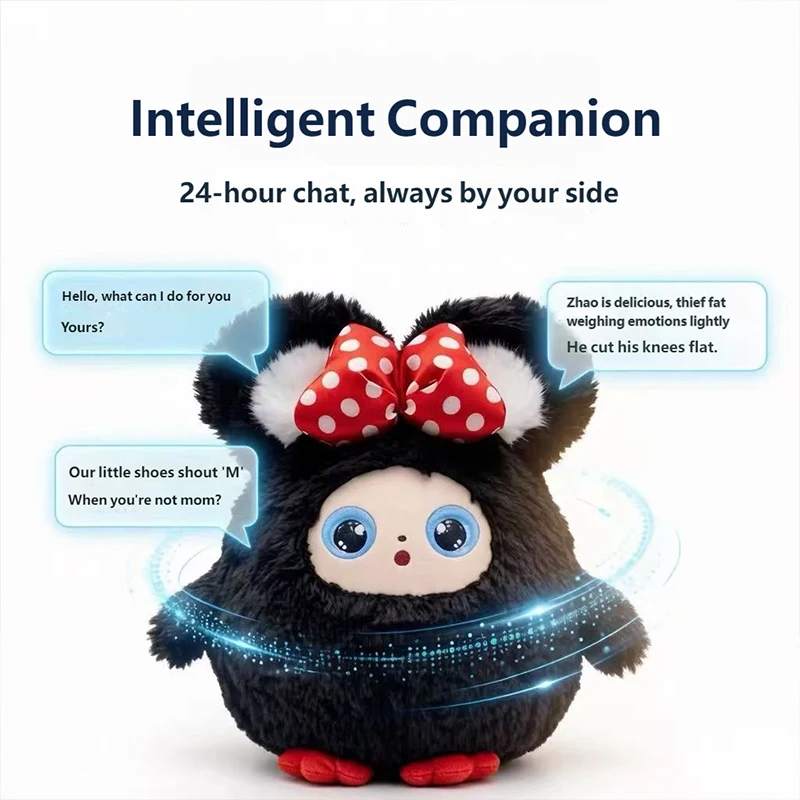 AI artificial intelligence plush toysIntelligent chatbot voice interaction Dynamic LED EyeMulti colored plush toys