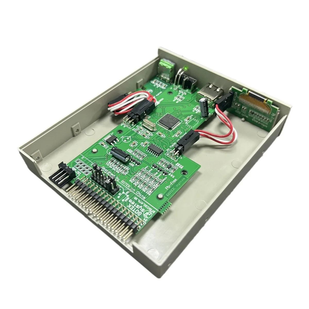 FLLF SFRM44-U100LQD-435 Floppy Drive Emulator with OLED Screen & Rotary Encoder OLED Flash Floppy Drive