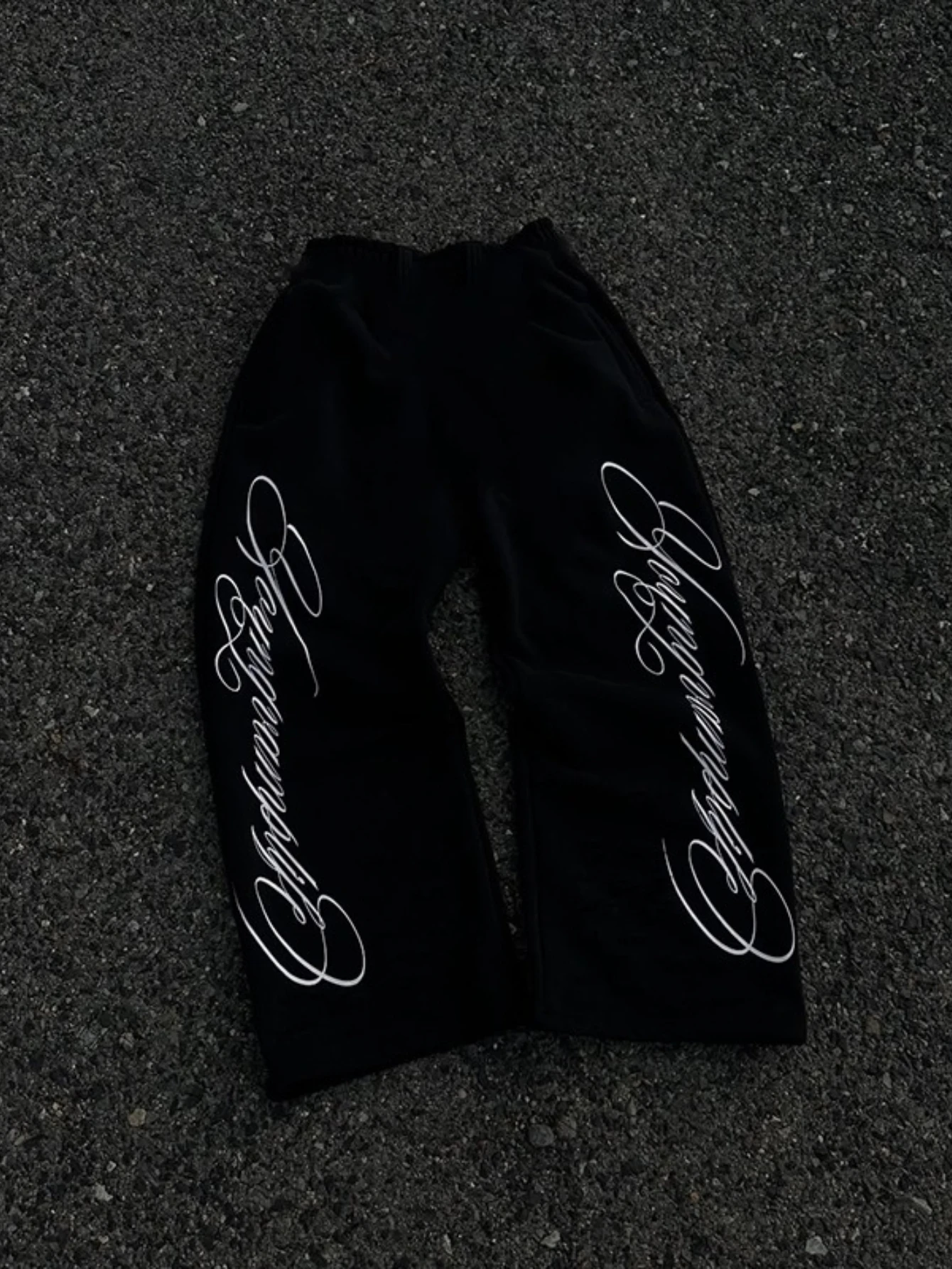 Y2K Women Korean Streetwear Wide Leg Sweatpants Baggy Oversized Rivet Pants Harajuku Grunge Joggers Trousers Acubi 2000s Clothes