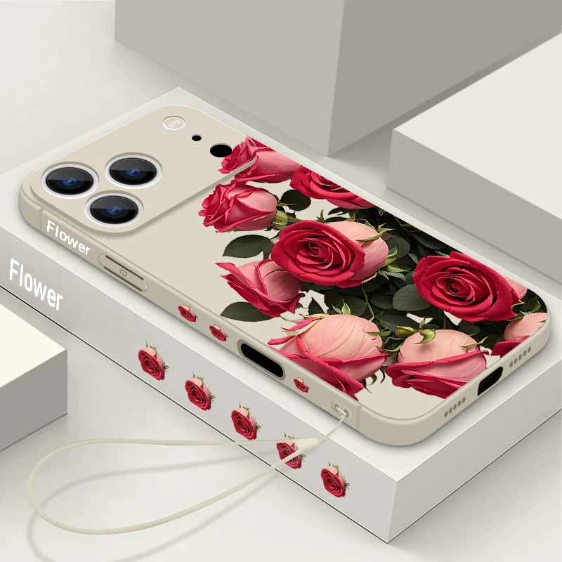 حافظة لهاتف آيفون 17 برو ماكس فوندا آيفون 16 برو ماكس 15 14 13 12 11 16e غطاء حبل هوائي كوكه #1