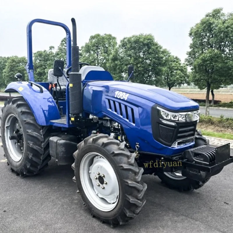 Tractor de maquinaria agrícola, producto fabricado en China, 100 HP, precio de fábrica con transmisión de engranajes