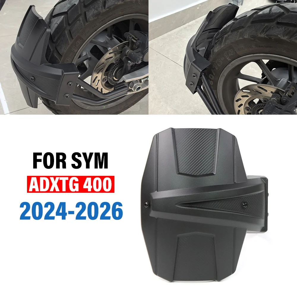 

Motorcycle Mudflap Fender Rear Cover Back Mudguard Splash Guard Protector Wheel Hugger FOR SYM ADXTG 400 ADXTG400 2024 2025 2026