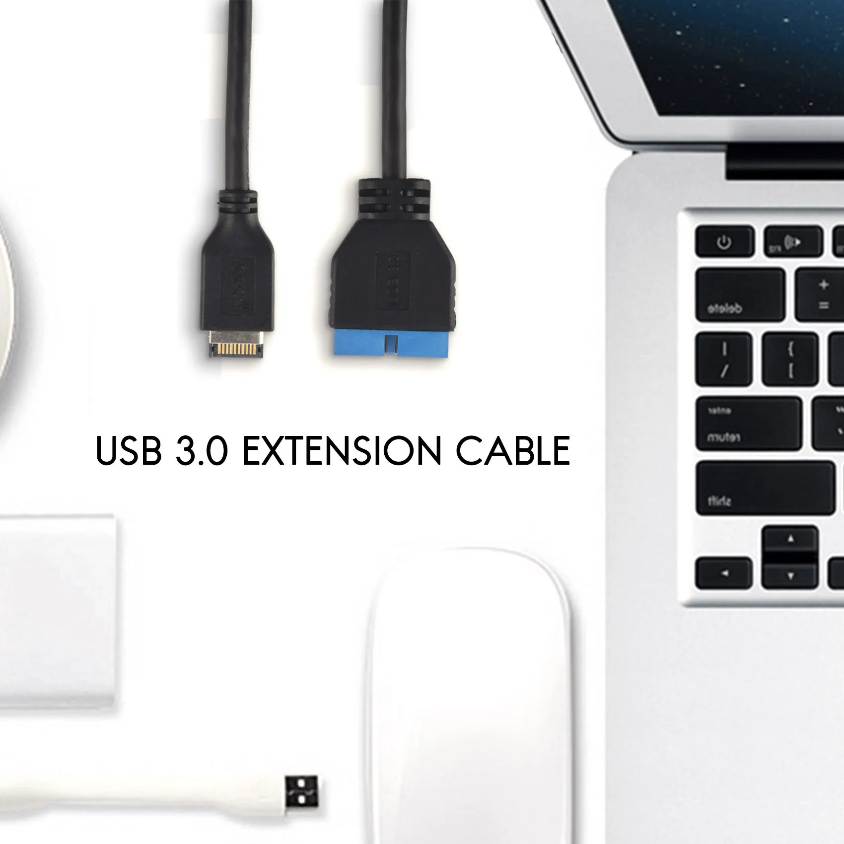 USB 3.1 Front Panel Header To USB 3.0 20Pin Header Extension Cable For ASUS Motherboard 20Cm