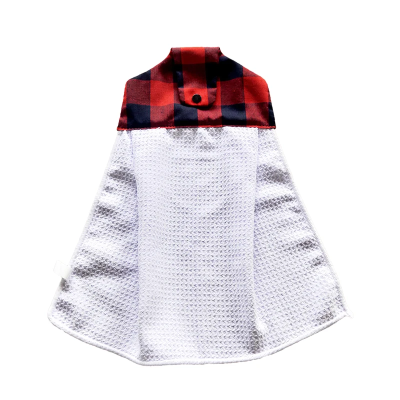 200pcs/Lot Dress Shape Tea towel sublimation 350gsm waffle tea towel blank for Custom Printing