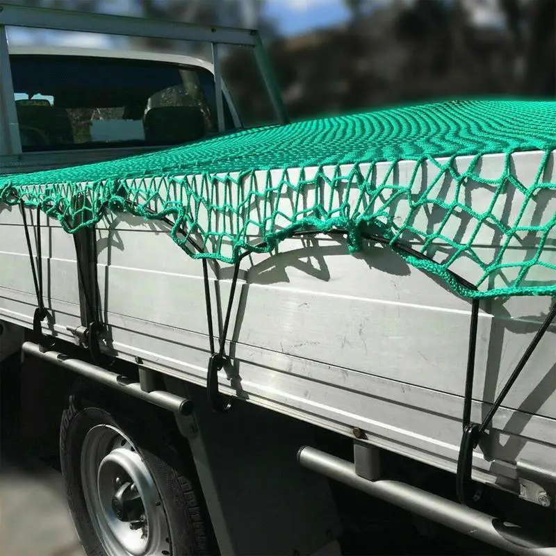 Cargo Net for Pickup Truck Bed Elastic Cargo Mesh Organizer Mesh Netting Nylon Truck Bed Storage Net Truck Bed Net for Cars