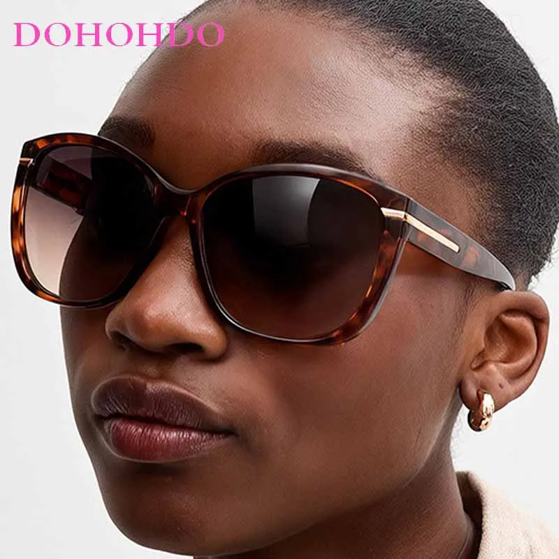 

Luxury Designer Oversized Cat Eye Women's Sunglasses Trendy Men Sunglass Outdoor Driving Sport Travel Shade Eyewear UV400 Очк