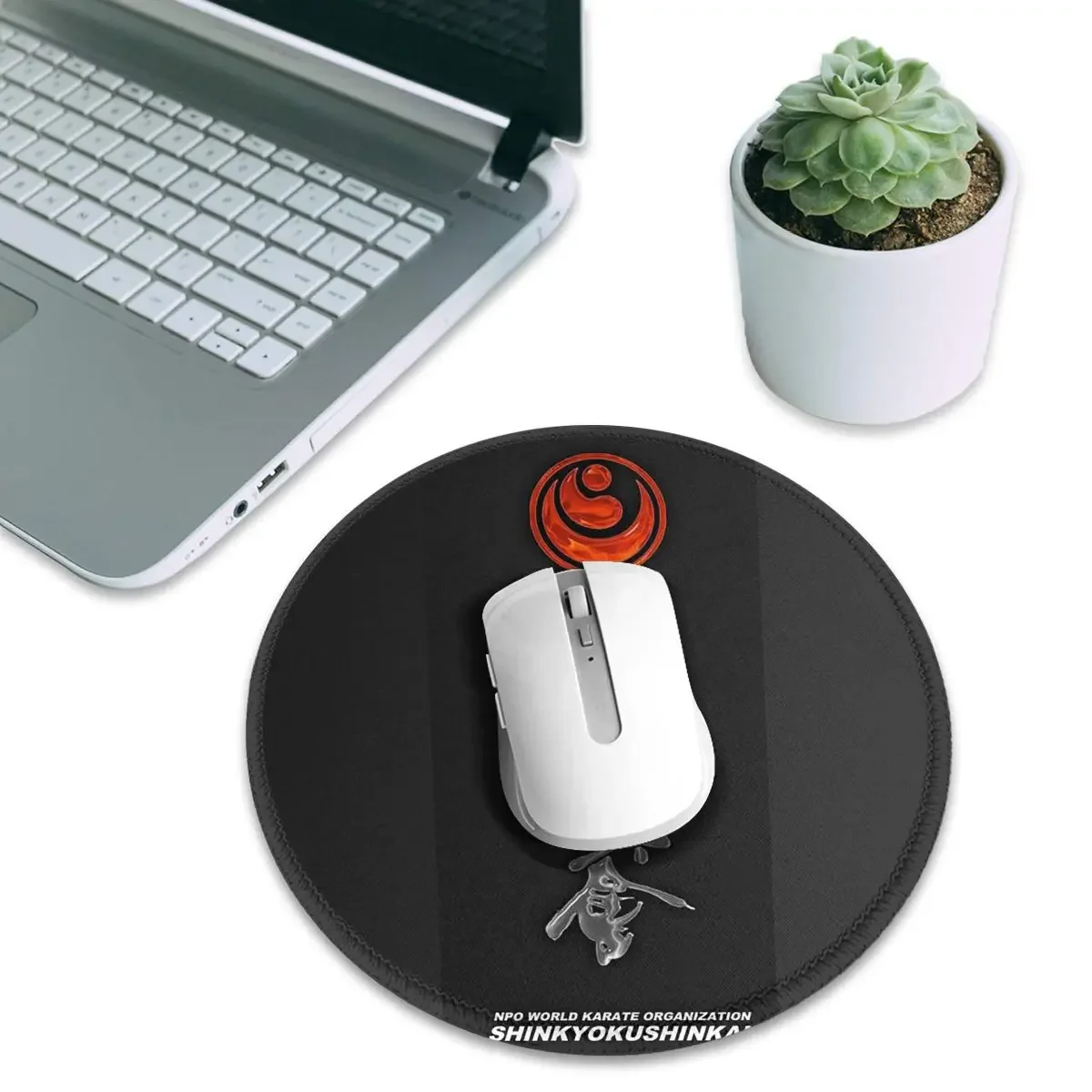 Kyokushin Karate Bushido Values Round Mouse Pad Computer Keyboard Mouse Mat Gamer PC Desk Mat Office Accessories Table Mats